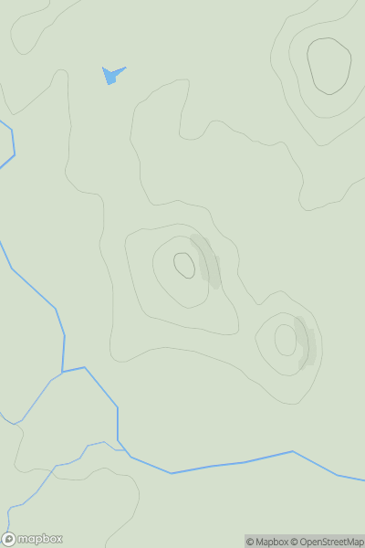Thumbnail image for Broom Hill [Carrick and Galloway] showing contour plot for surrounding peak